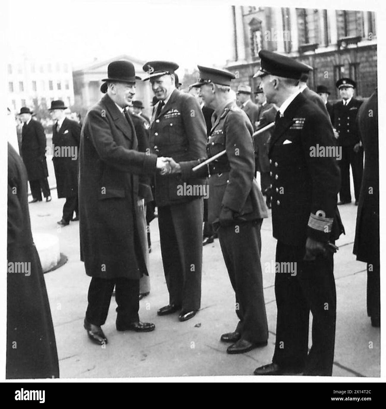 BATTLE OF BRITAIN COMMEMORATION PARADE The Duke of Abercorn greeting