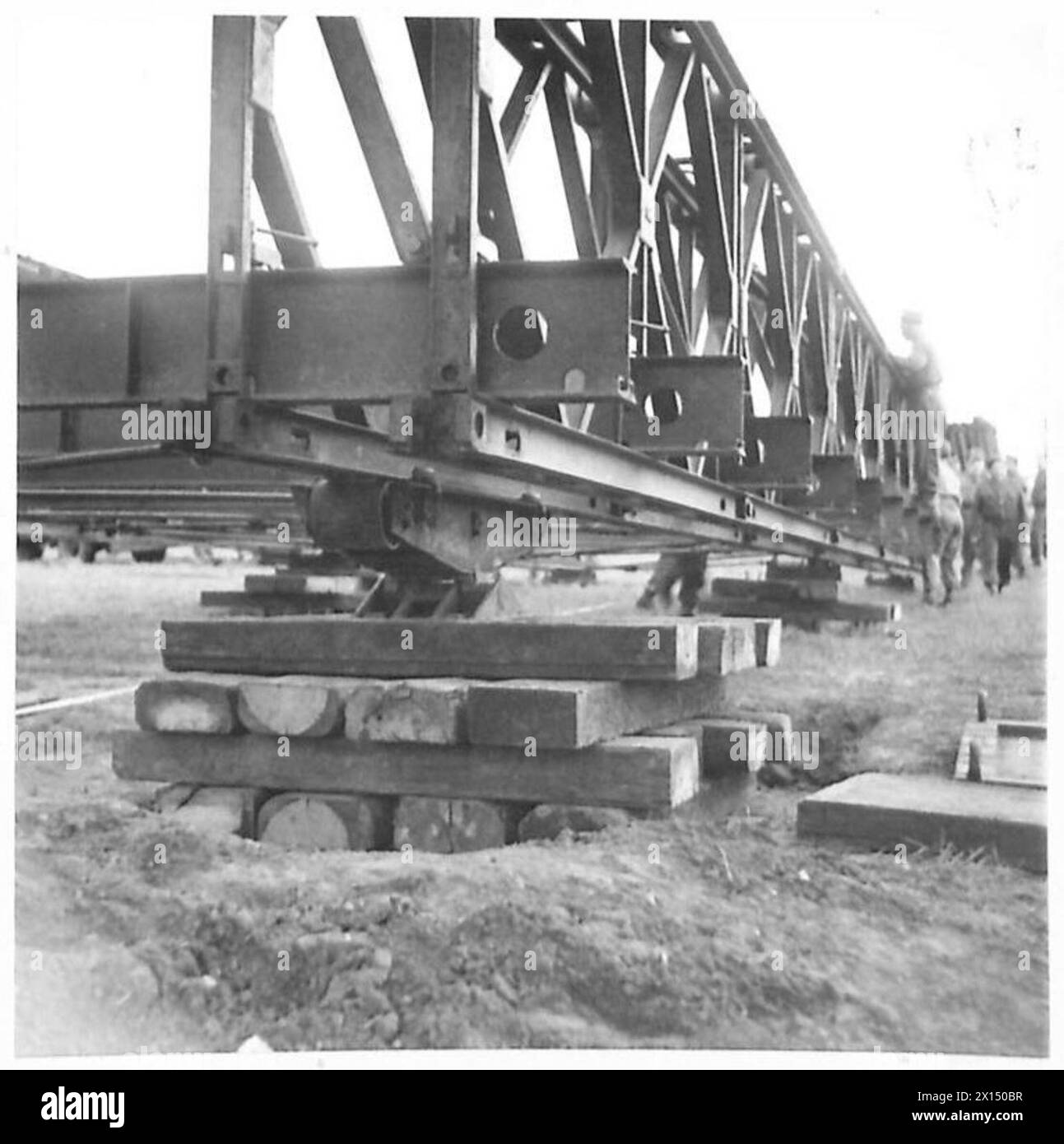Bailey bridge under construction hi-res stock photography and images ...