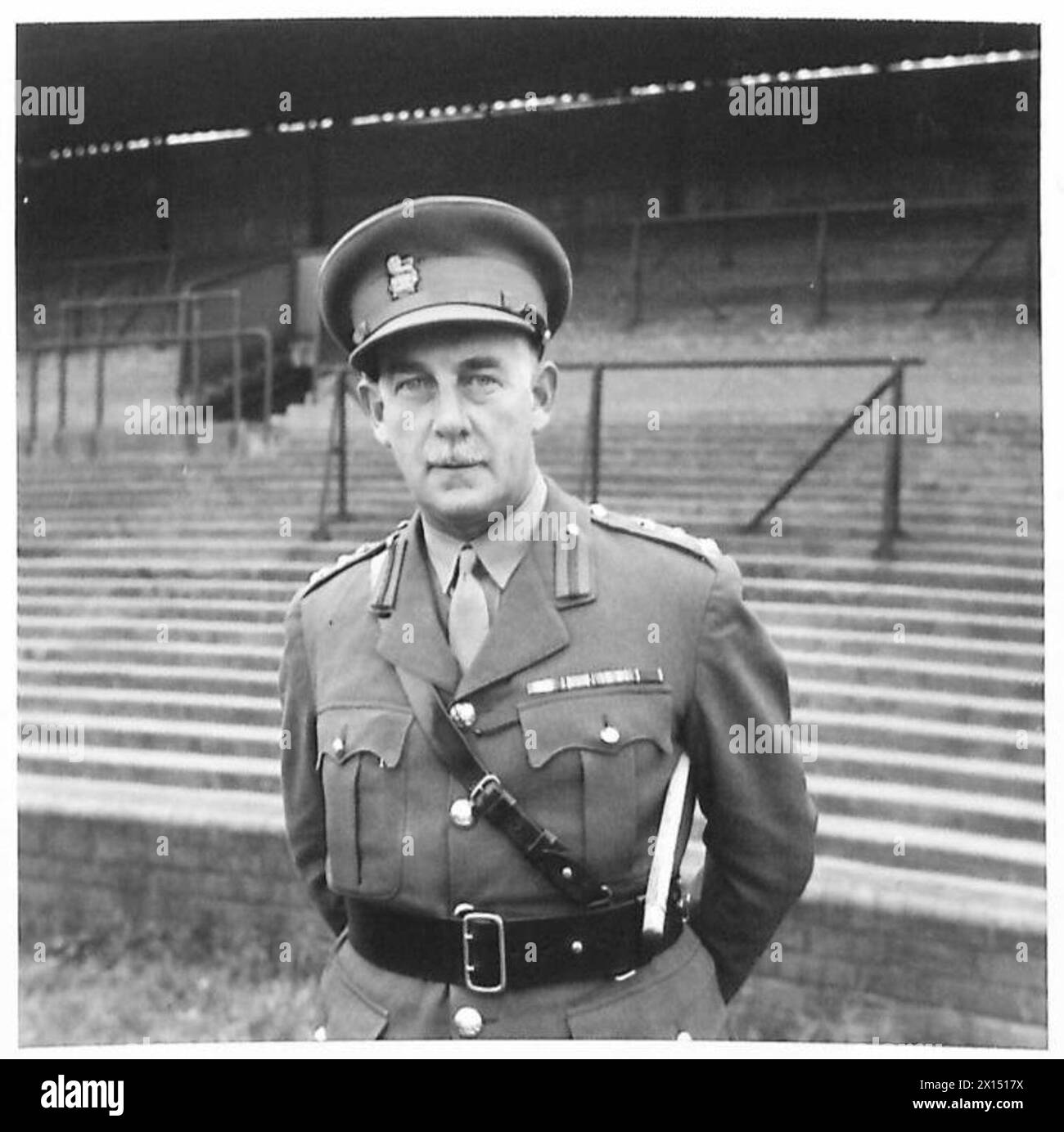 negative - Brigadier General M.M. Milne Thompson British Army Stock Photo