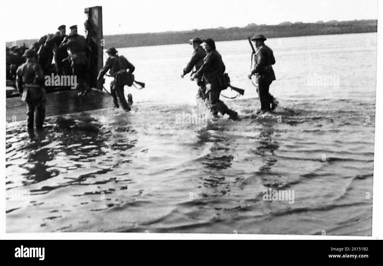 Section A personnel are re-embarking as part of the completion of a ...