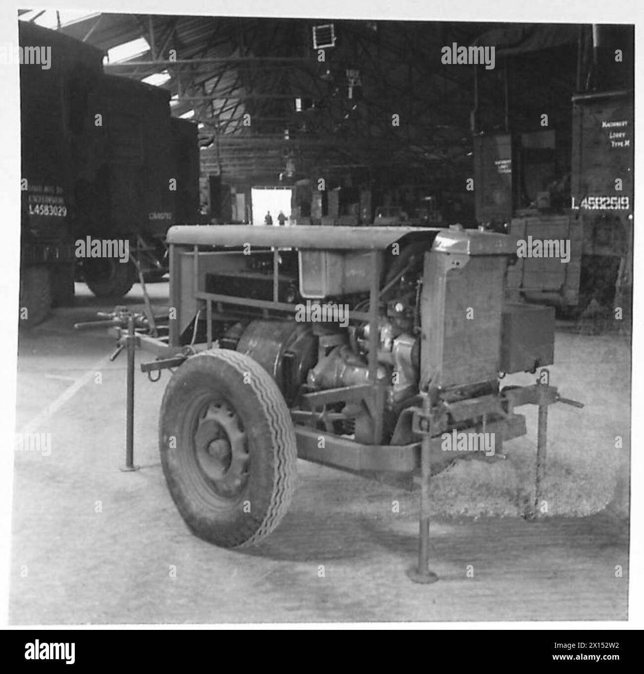 RAOC CENTRAL ORDNANCE DEPOT, OLD DALBY - Generator set , British Army ...