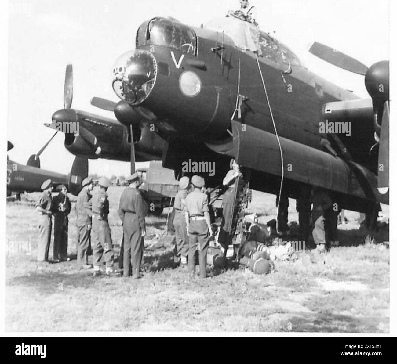 ITALY "PYTHON" MEN FLY HOME On arrival at the aerodrome, the men