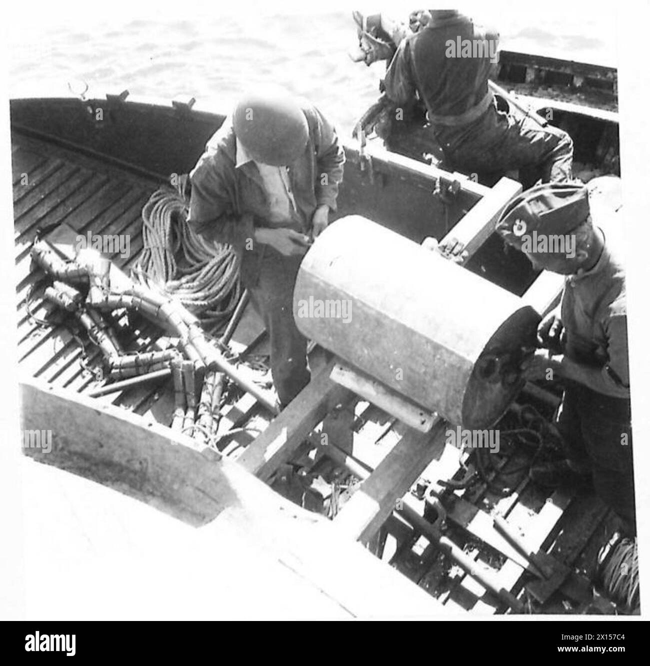 BIZERTA CLEARING NORTH AFRICAN PORTS While the diver is deciding