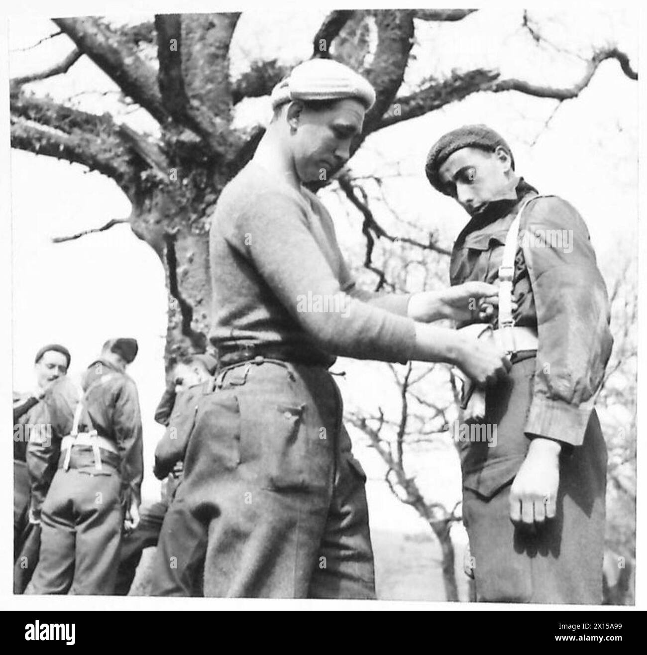 Military field experiments Black and White Stock Photos & Images - Alamy