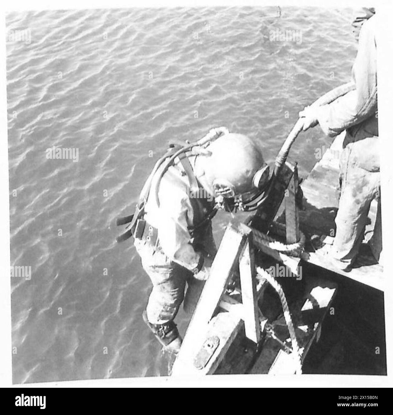 Port clearing operations Black and White Stock Photos & Images - Alamy