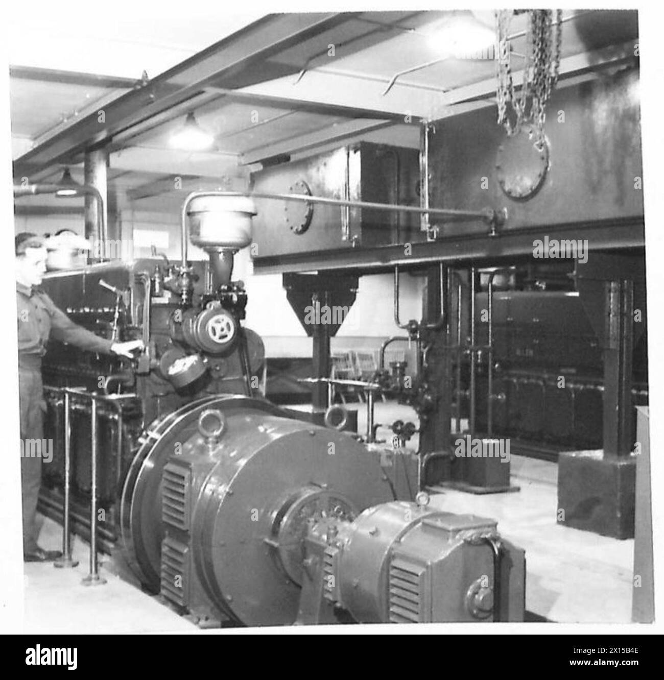 ARMY WIRELESS CHAIN - A Diesel-engine generator set which forms the ...