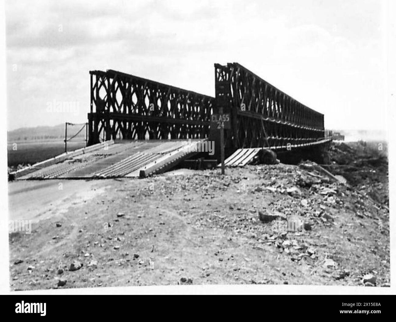 Sapper Construction Bridge construction techniques Black and White Stock Photos & Images ...