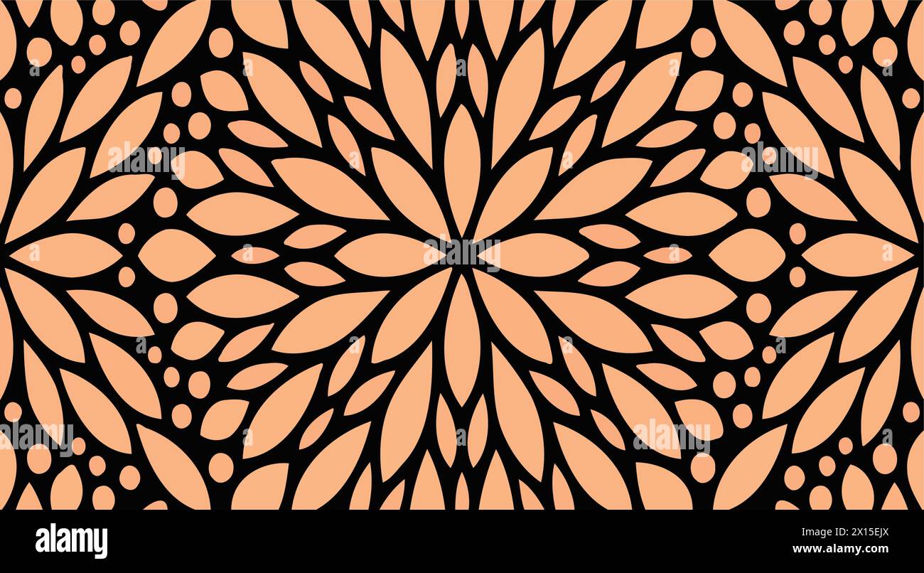 seamless pattern with leaves. Stock Vector