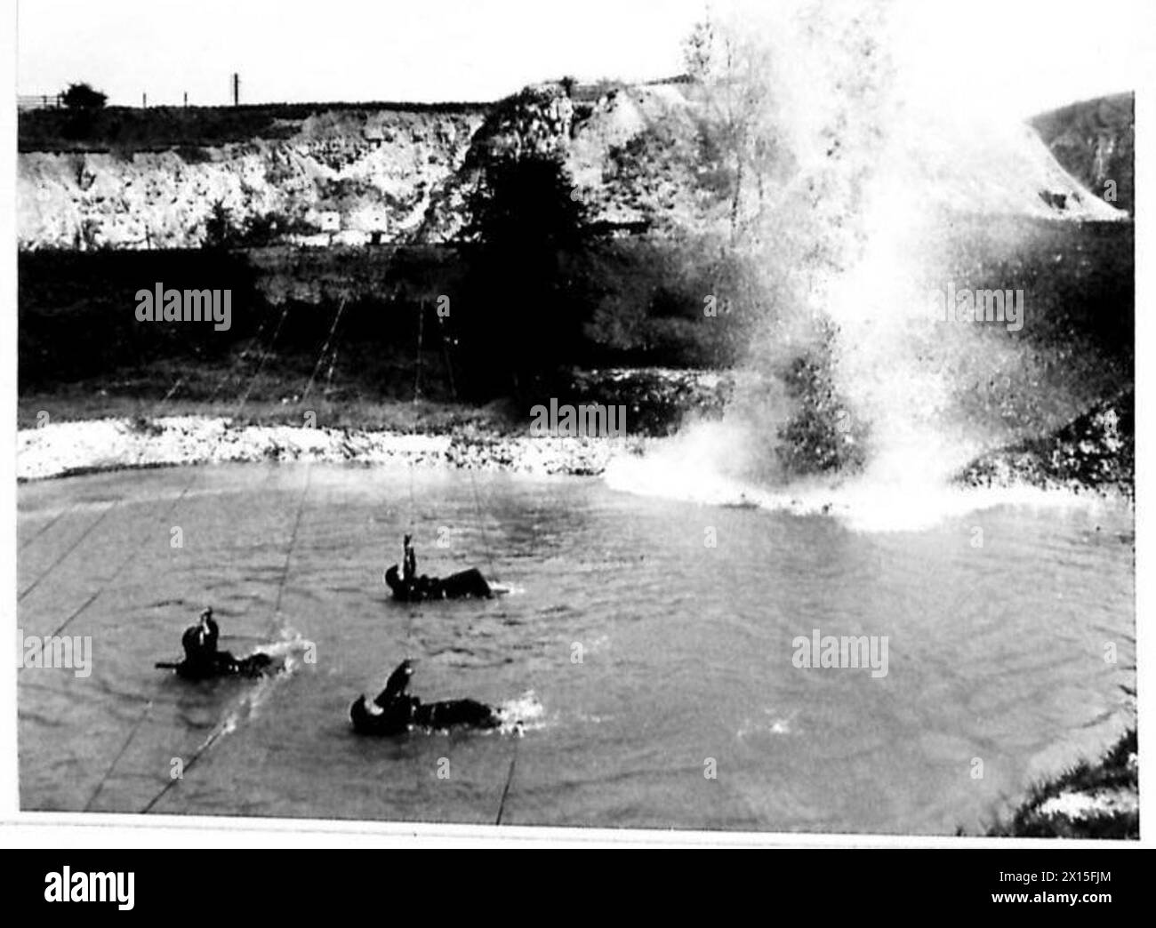 SECRET 48TH DIV. BATTLE SCHOOL AT BROCKLESBURY PARK, LINCOLNSHIRE