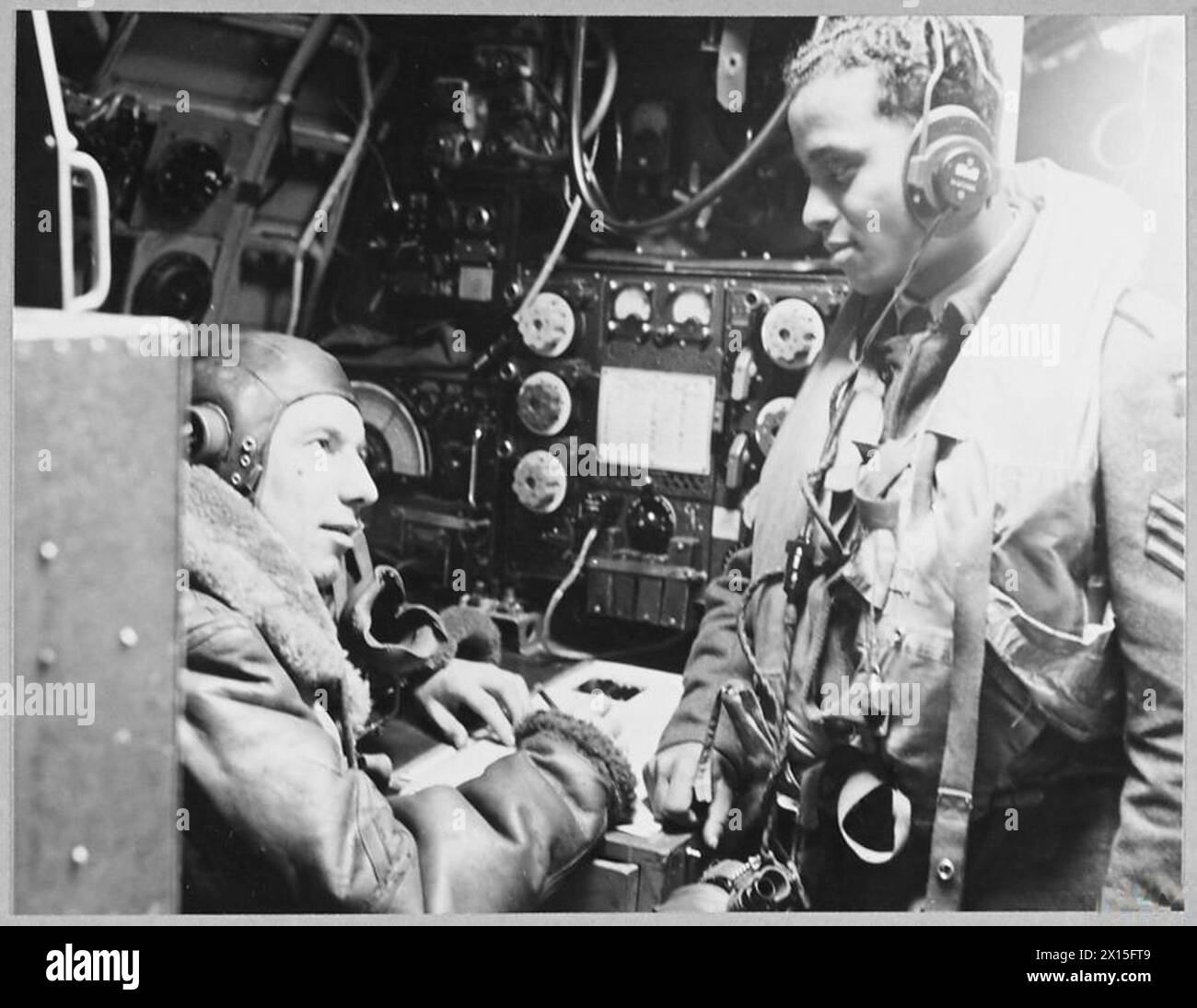 Flight Sergeants A.R. Sweet and G.A. Lamarque, radio operators of 'Z ...