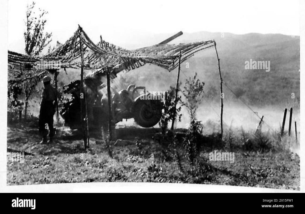 THE BRITISH ARMY IN NORTH AFRICA, SICILY, ITALY, THE BALKANS AND