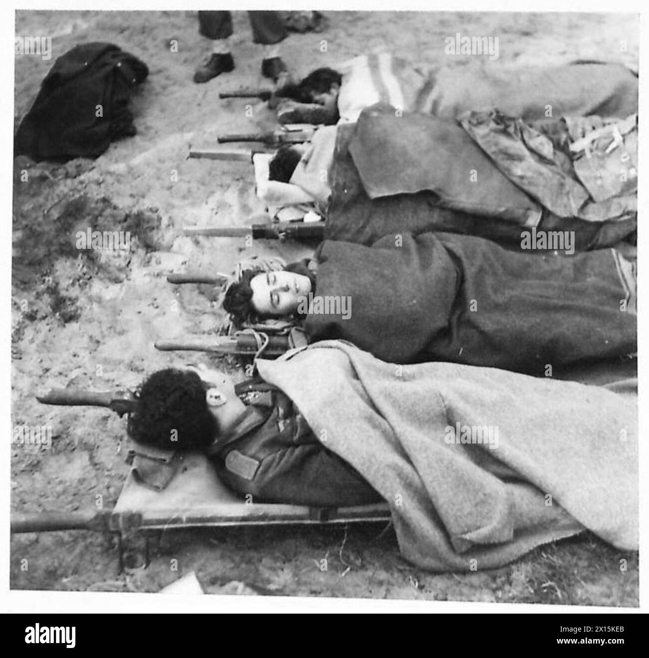 In fifth army area Black and White Stock Photos & Images - Alamy