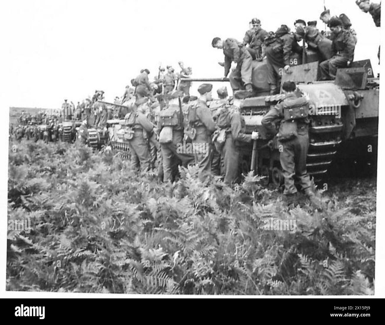 Armored infantry brigade Black and White Stock Photos & Images - Alamy