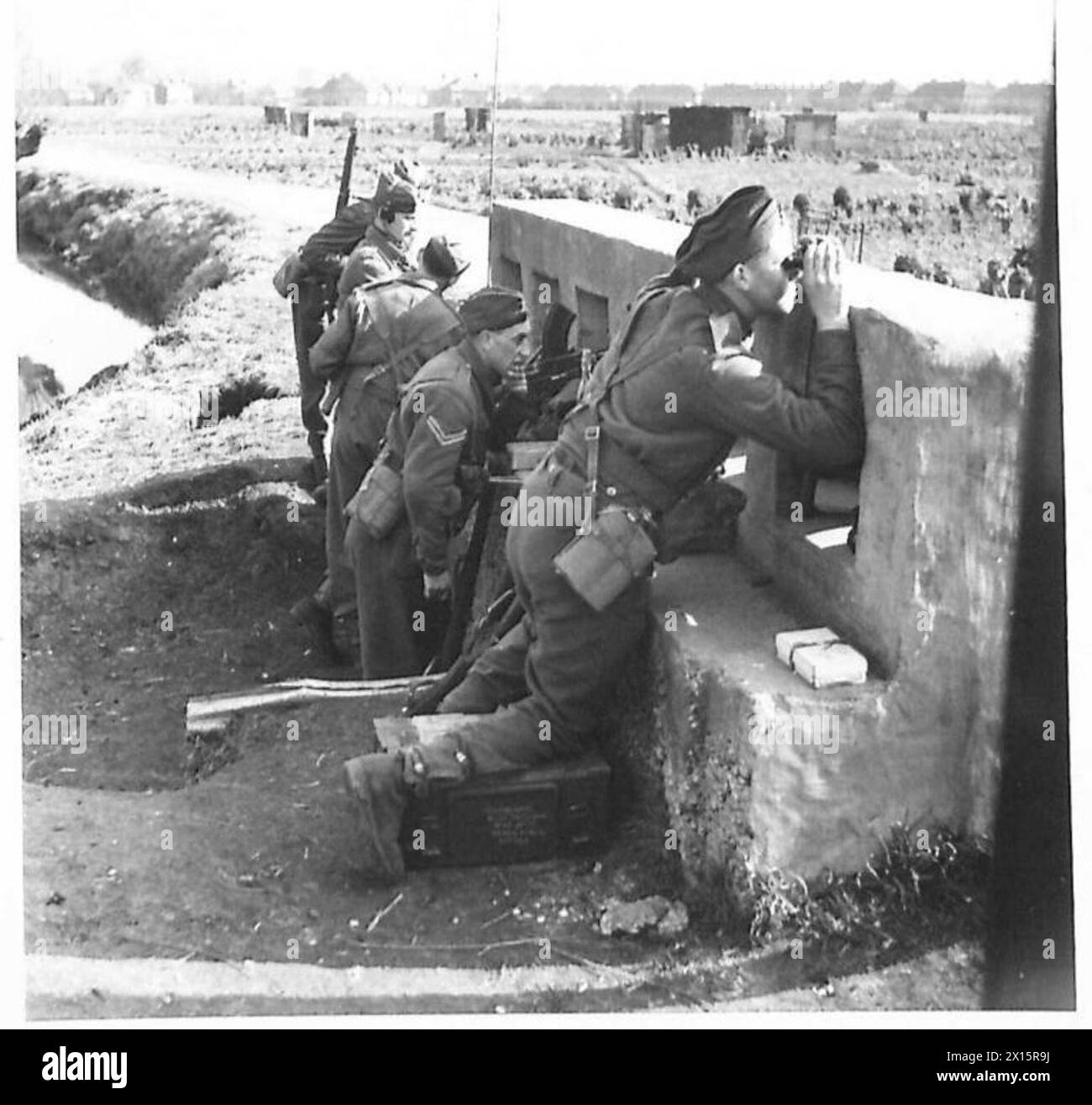 SPARTAN EXERCISE A field defence and wireless post held by the