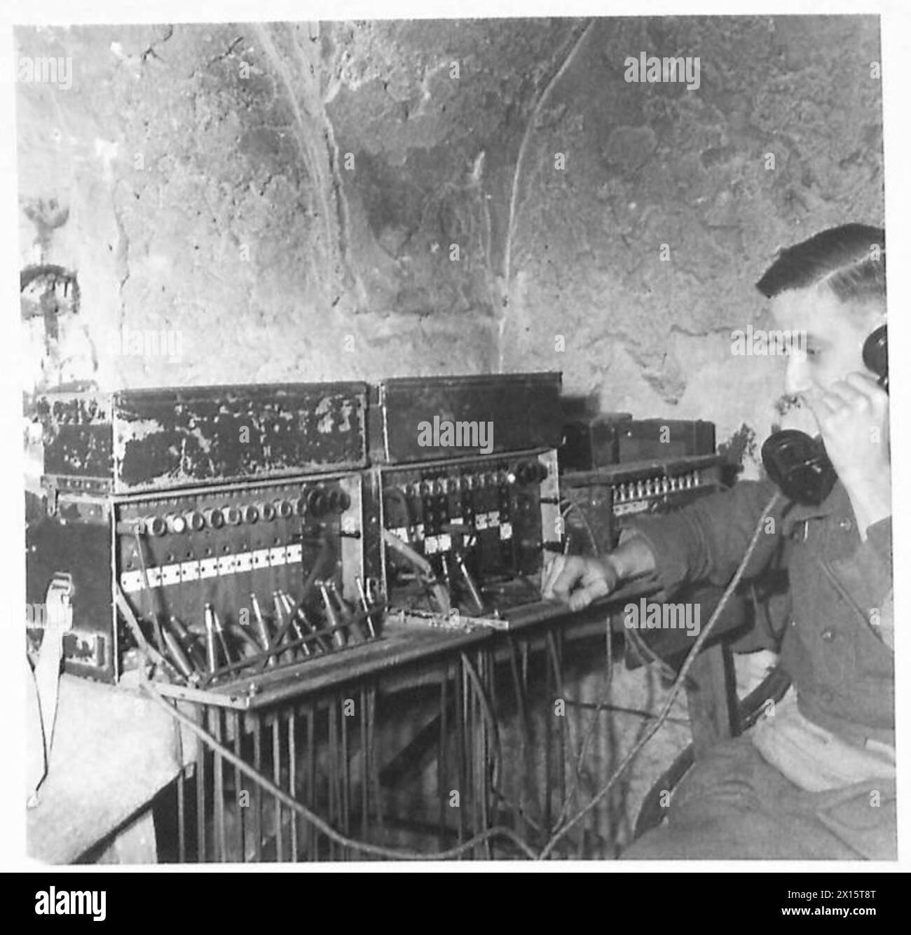 10 Line Exchanges The brigade headquarters switchboard is manned by Royal Signals ...