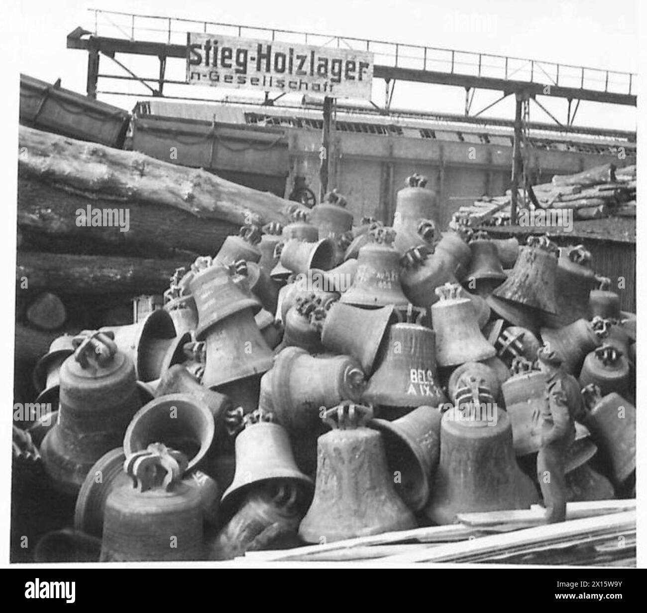 In scrap world war Black and White Stock Photos & Images - Alamy