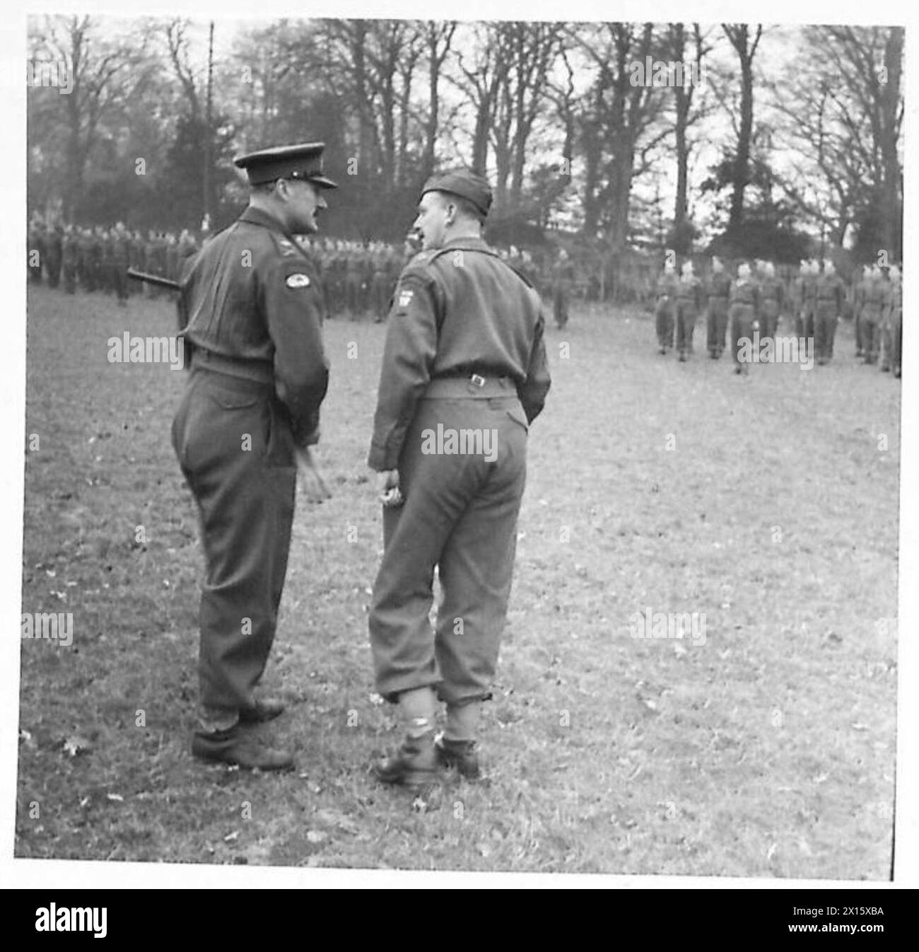 INSPECTION OF NEWFOUNDLAND TROOPS BY LIEUTENANT GENERAL N.M. RITCHIE ...