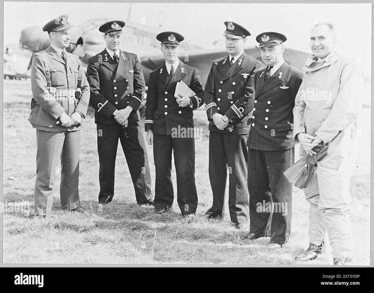 BRITAIN'S ALLIES IN THE SKY - [1075] A Royal Air Force officer, with