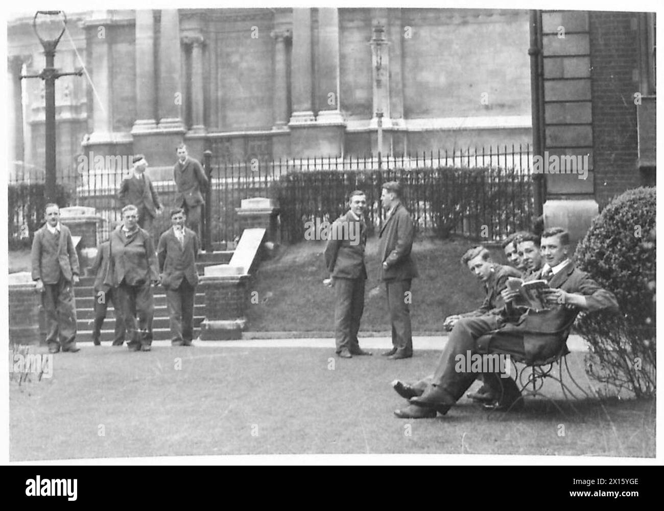Soldiers are treated as patients at Millbrank Hospital, a British Army medical facility providing care and recovery services. Stock Photo