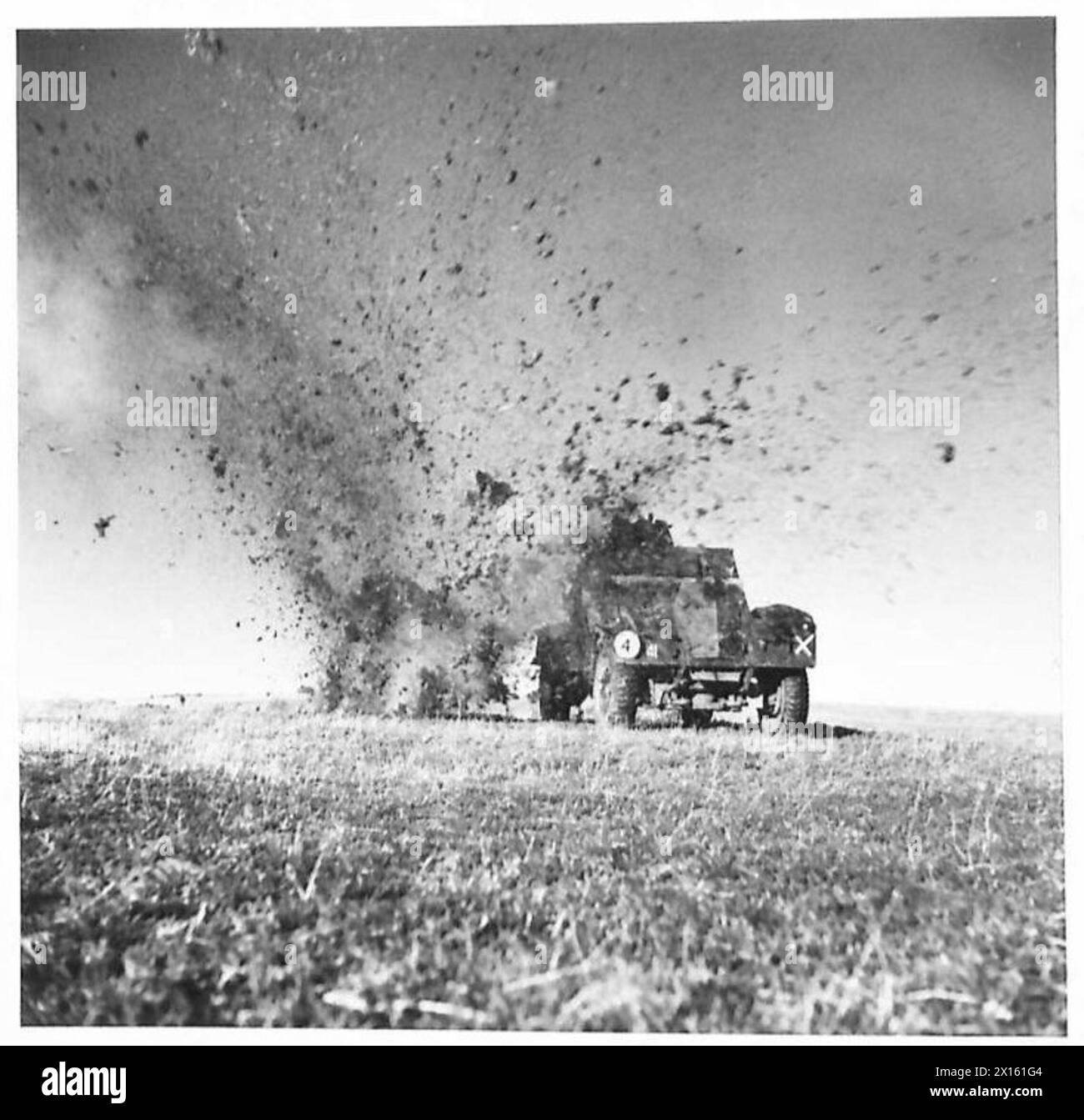 A reconnaissance regiment of the British Army, 52nd Division, conducts ...