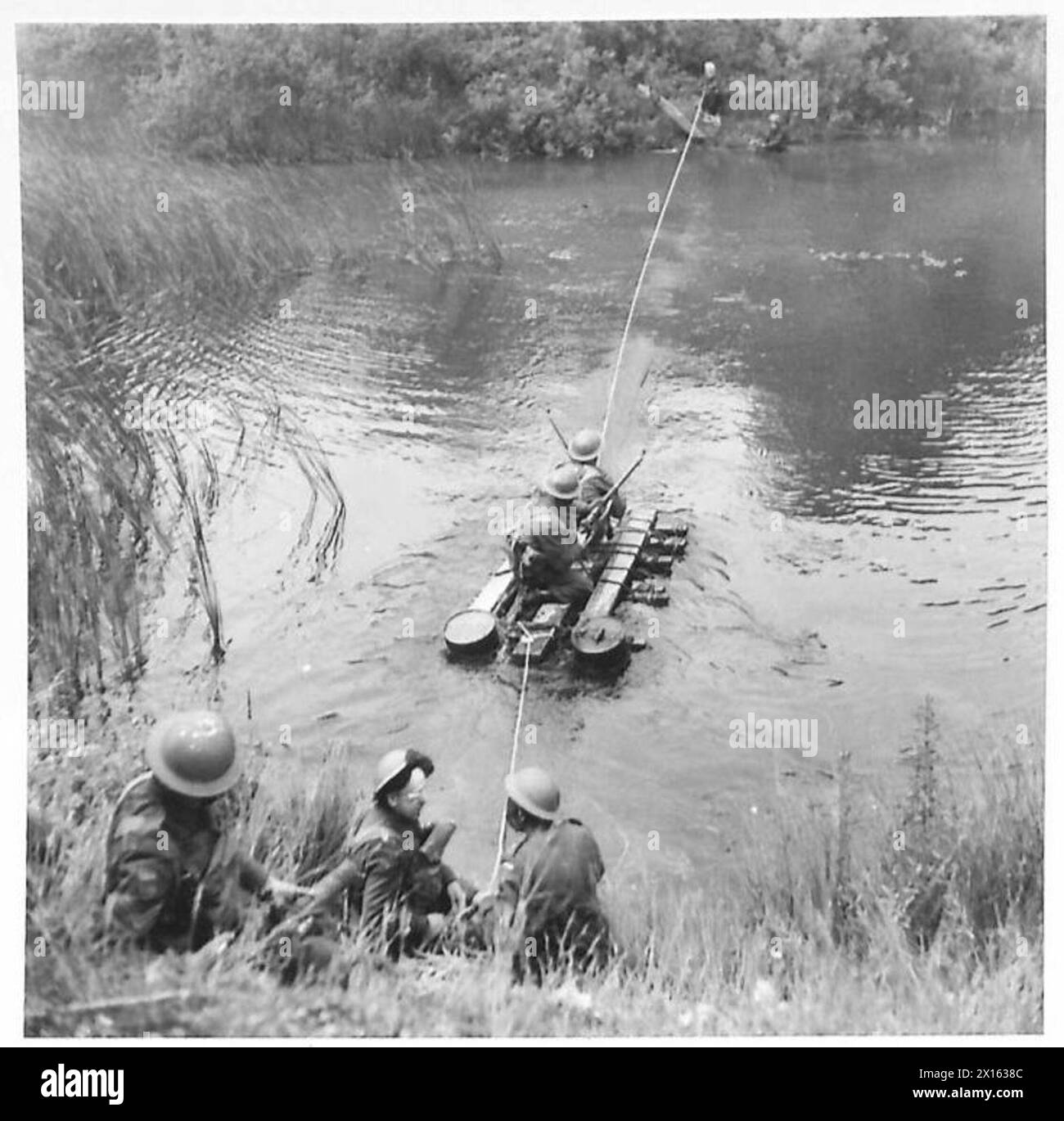 Opposite river bank Black and White Stock Photos & Images - Alamy