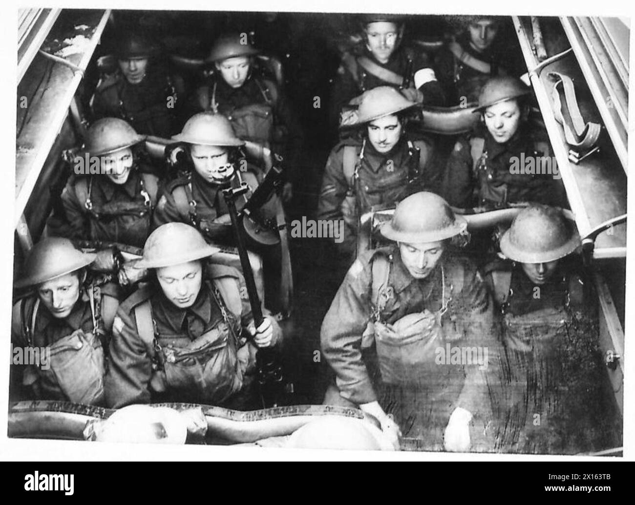 MODERN TRANSPORT FOR TOMMY - An unusual sight. An interior shot of some ...