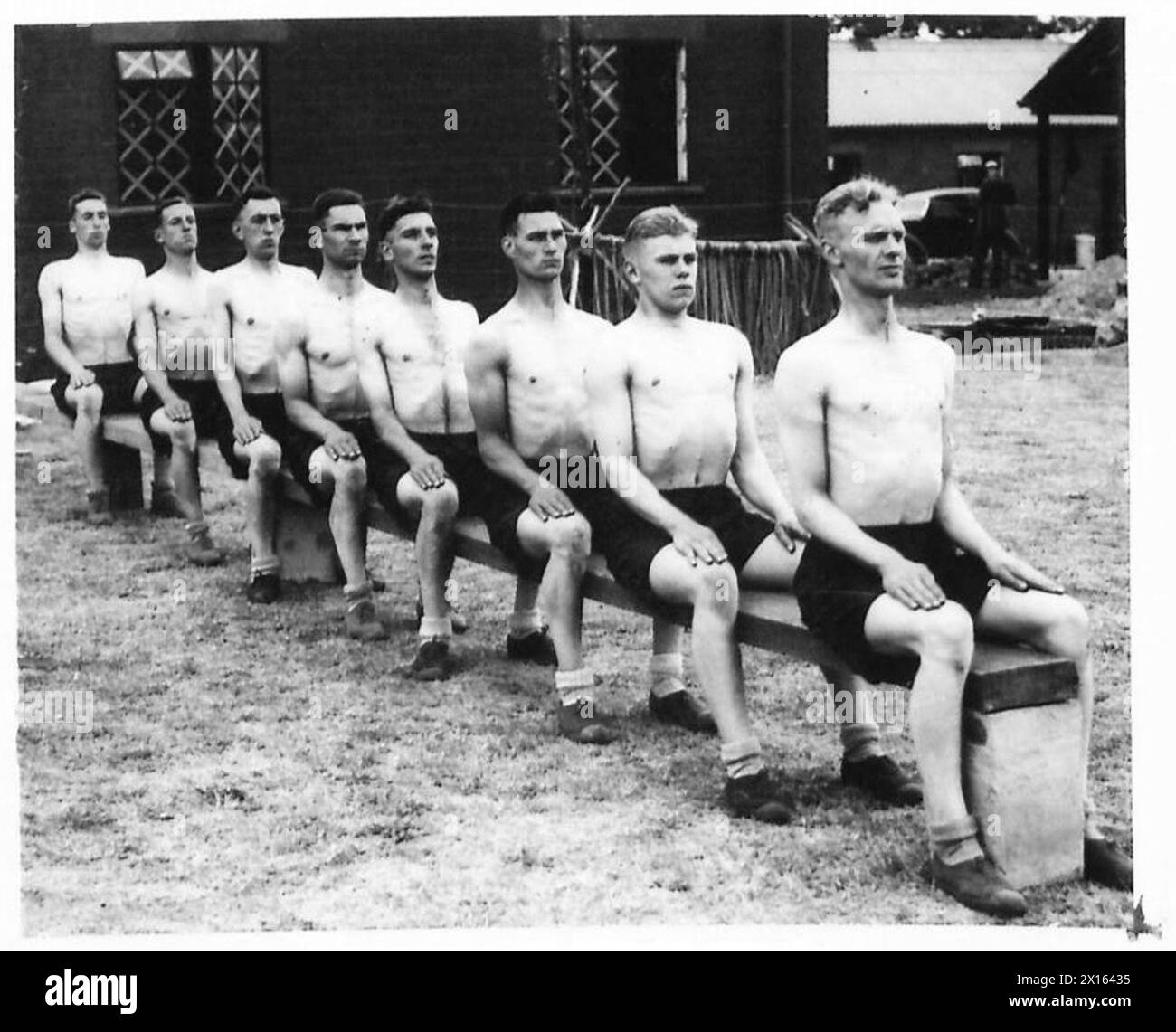 Routine exercise procedure Cut Out Stock Images & Pictures - Alamy