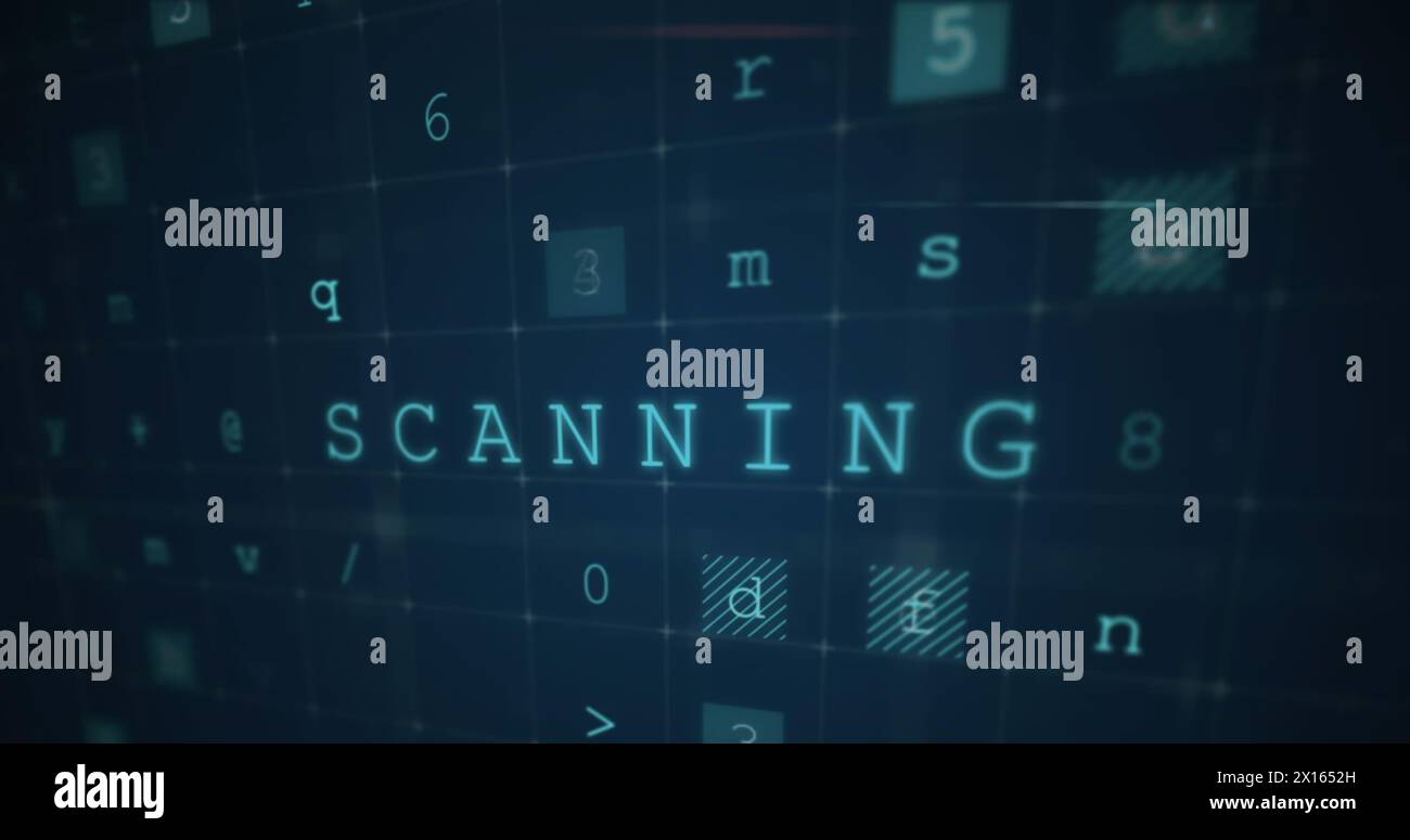 Image of shield over data processing Stock Photo