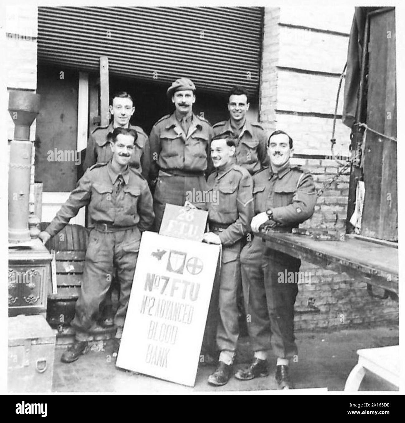 Soldiers pose photo in Black and White Stock Photos & Images - Alamy