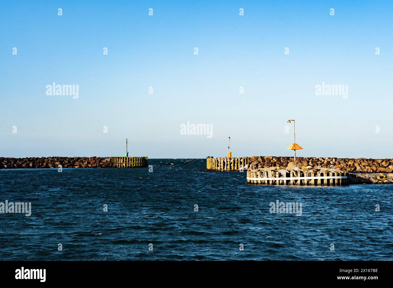 Hafenausfahrt Stock Photo