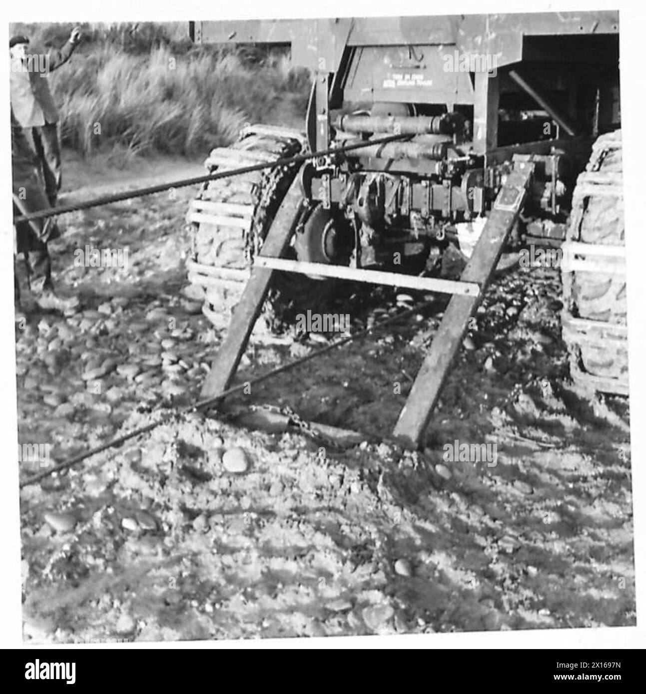 Military field experiments Black and White Stock Photos & Images - Alamy