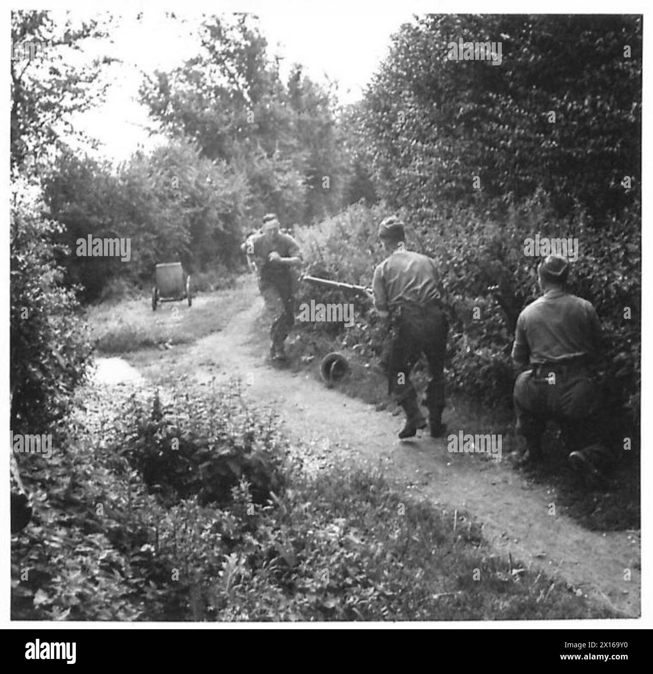 BATTLE SCHOOL EXERCISE - One of the 'enemy' is captured British Army ...