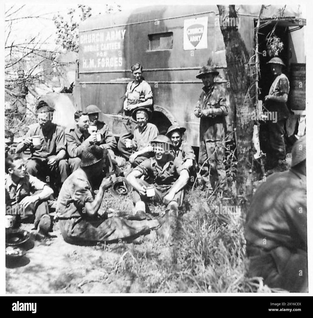 FIFTH ARMY ANZIO BRIDGEHEAD BRIDGEHEAD CANTEENS Around the Church