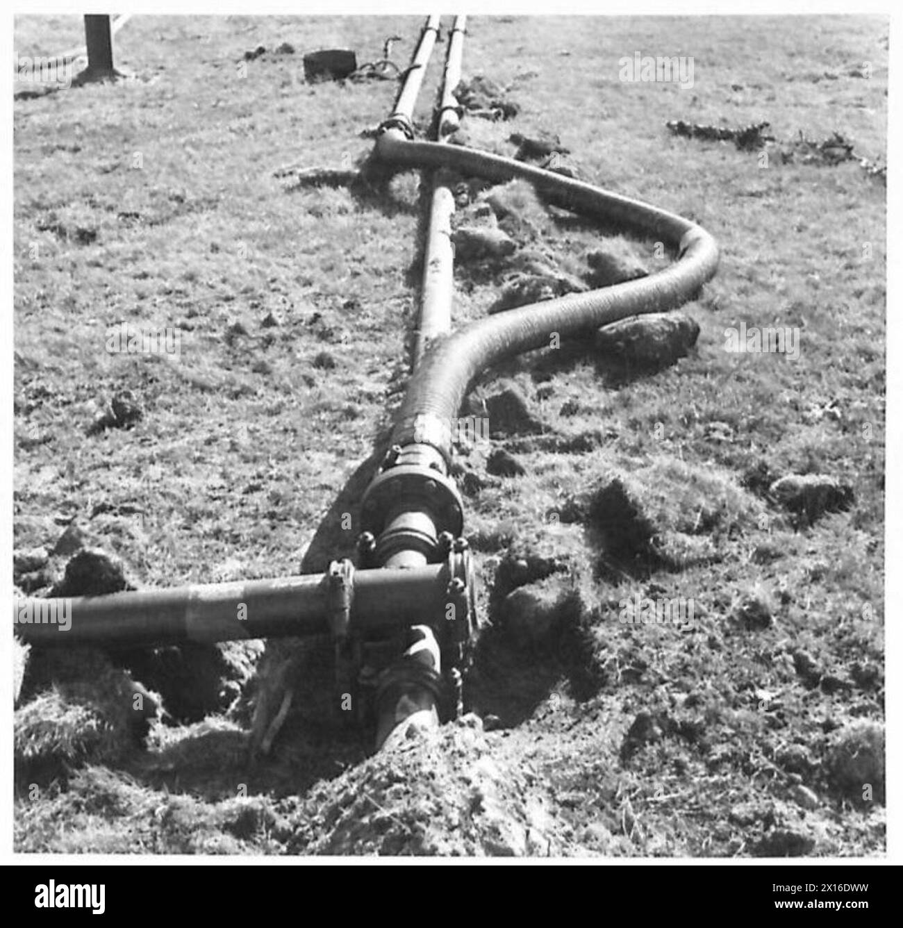 Record of the British Army Punch Exercise, a training activity documenting procedures and performance outcomes. Stock Photo