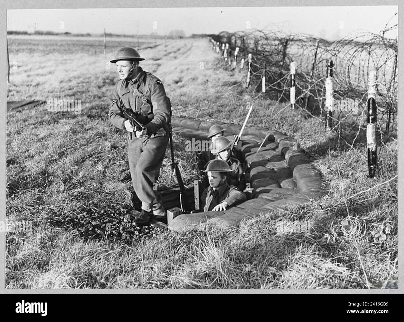 4,570 RAF men form the Special Aerodrome Defence Force at an RAF ...