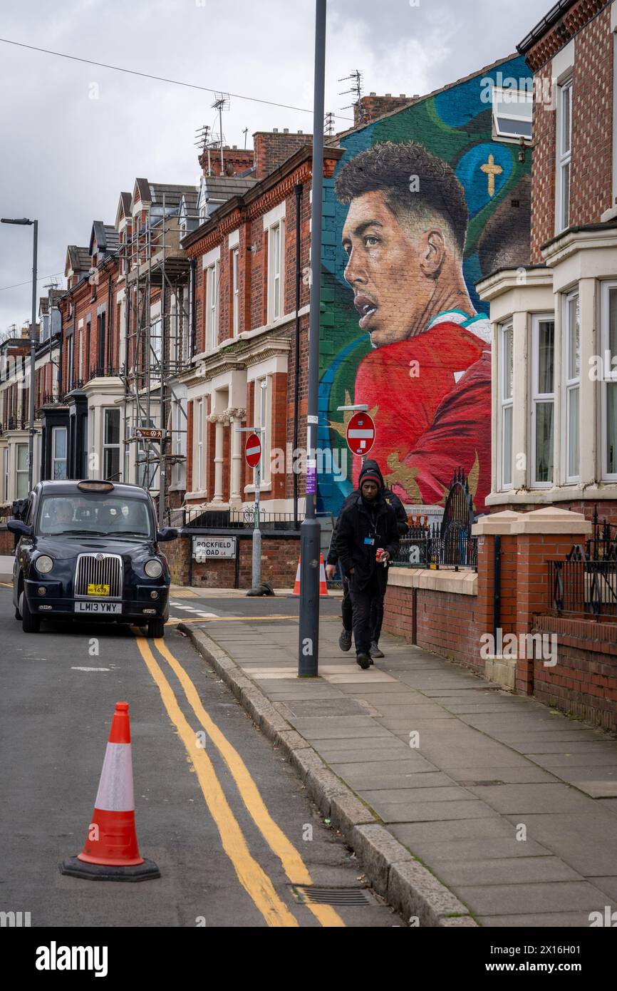 Tableau Toile Anfield Road Liverpool - 30x20 Pouces, Prêt à Accrocher - Art Mural UK