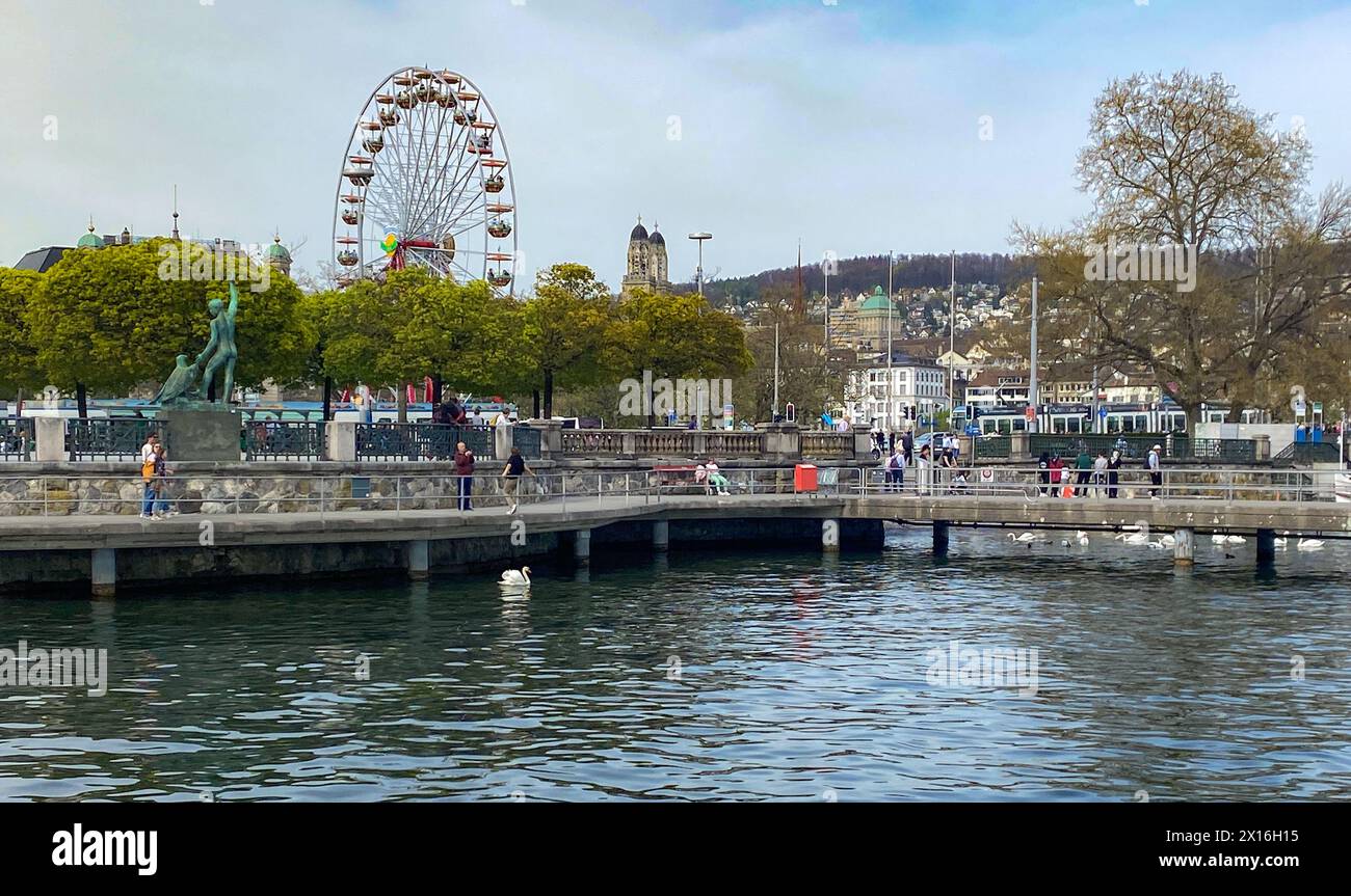 Sundays in Zürich Stock Photo