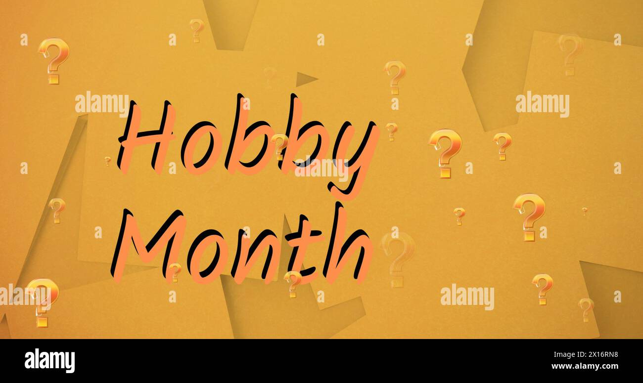 National hobby month is a time to celebrate our favorite pastimes and to encourage others to try new Stock Photo