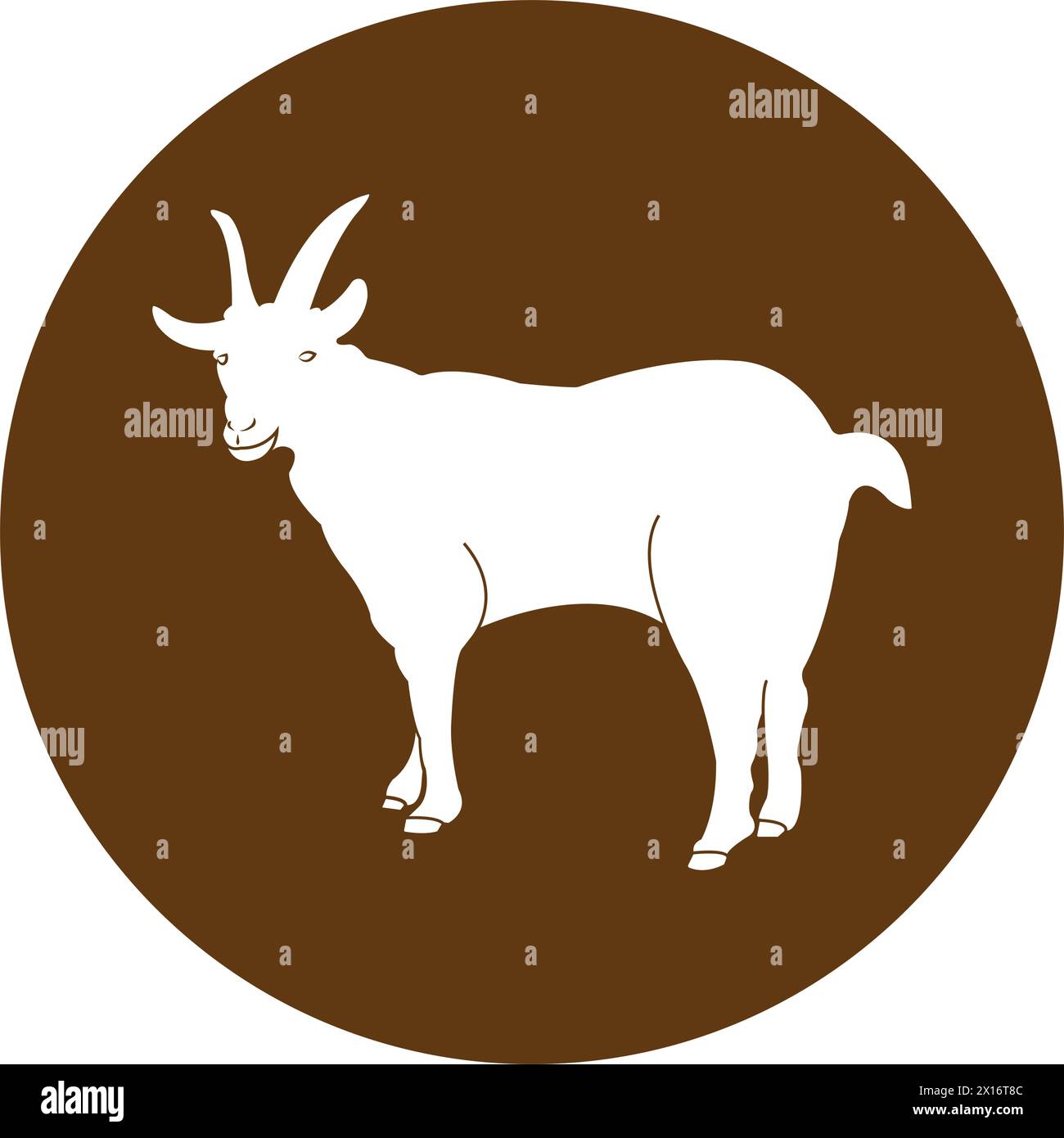 Goat Silhouette Simple