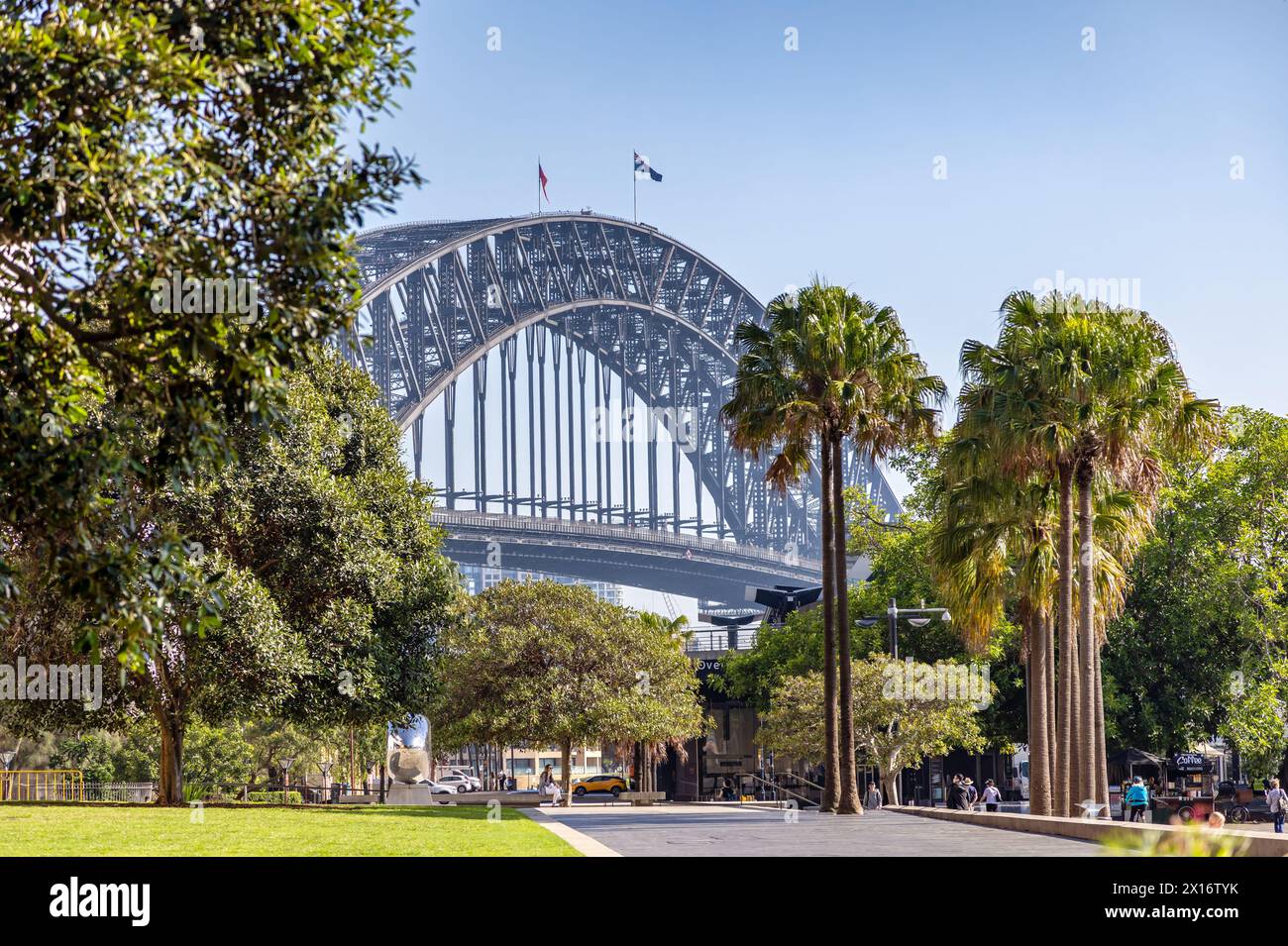 Sydney Australia 9 Feb 2023 Detail Of Sydney Harbour Bridge As sydney-australia-9-feb-2023-detail-of-sydney-harbour-bridge-as