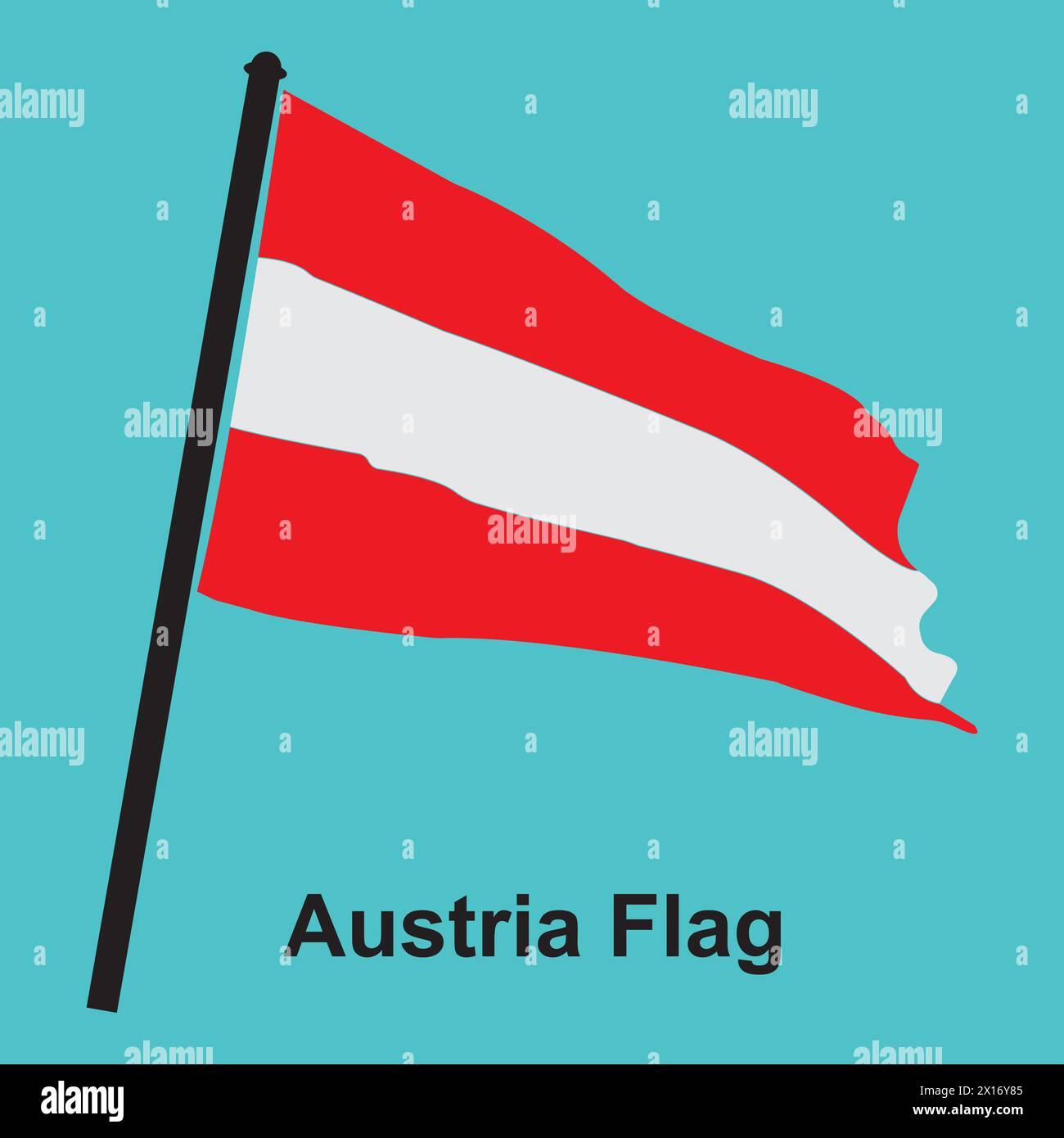 Austrian country flag vector illustration design Stock Vector