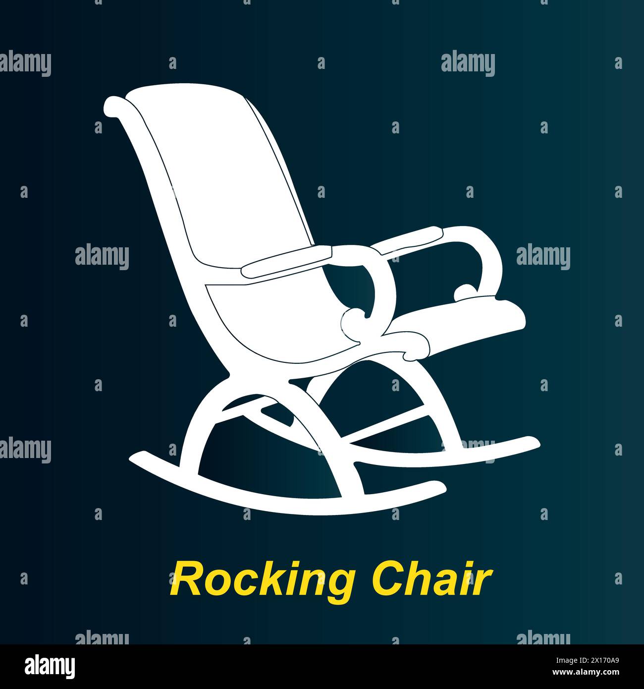 Chair horizontal Stock Vector Images - Alamy