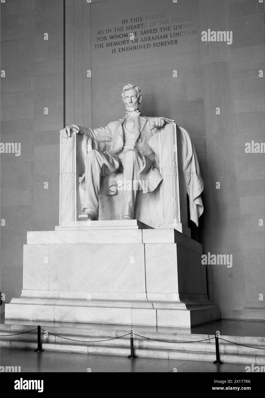 Lincoln Memorial in Washington DC USA Stock Photo
