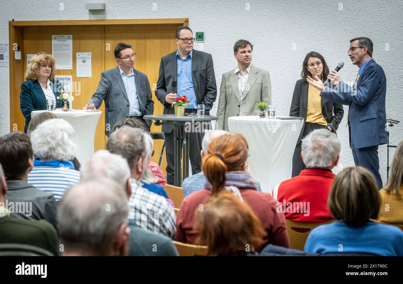 Herrenberger Gespräche 20240312 Herrenberger Gespräche, Diskussionsrunde veranstaltet vom STAATSANZEIGER und dem Haus der Diakonie in Herrenberg vl.: Barbara Traub, Michael Blume, Rafael Binkowski Chefredakteur, Carsten Beneke Haus der Diak., Yasemin Soylu, Muslimische Akademie HDl, Friedmann Eißler Islambeauftragter ev.Landeskirche Herrenberg Baden-Württemberg Deutschland *** Herrenberger Gespräche 20240312 Herrenberger Gespräche, panel discussion organized by the STAATSANZEIGER and the Haus der Diakonie in Herrenberg vl Barbara Traub, Michael Blume, Rafael Binkowski editor-in-chief, Carsten Stock Photo