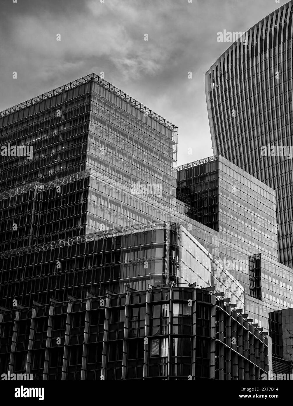 Modern london city buildings Black and White Stock Photos & Images - Alamy