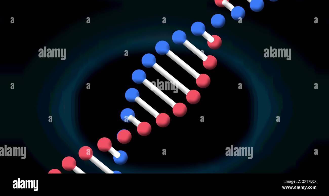 Image dna structure spinning hi-res stock photography and images - Alamy