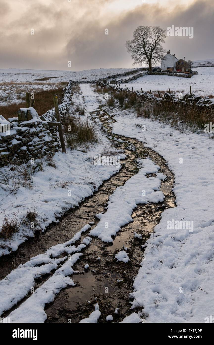 Winter in St. John's Chapel, County Durham Stock Photo Alamy