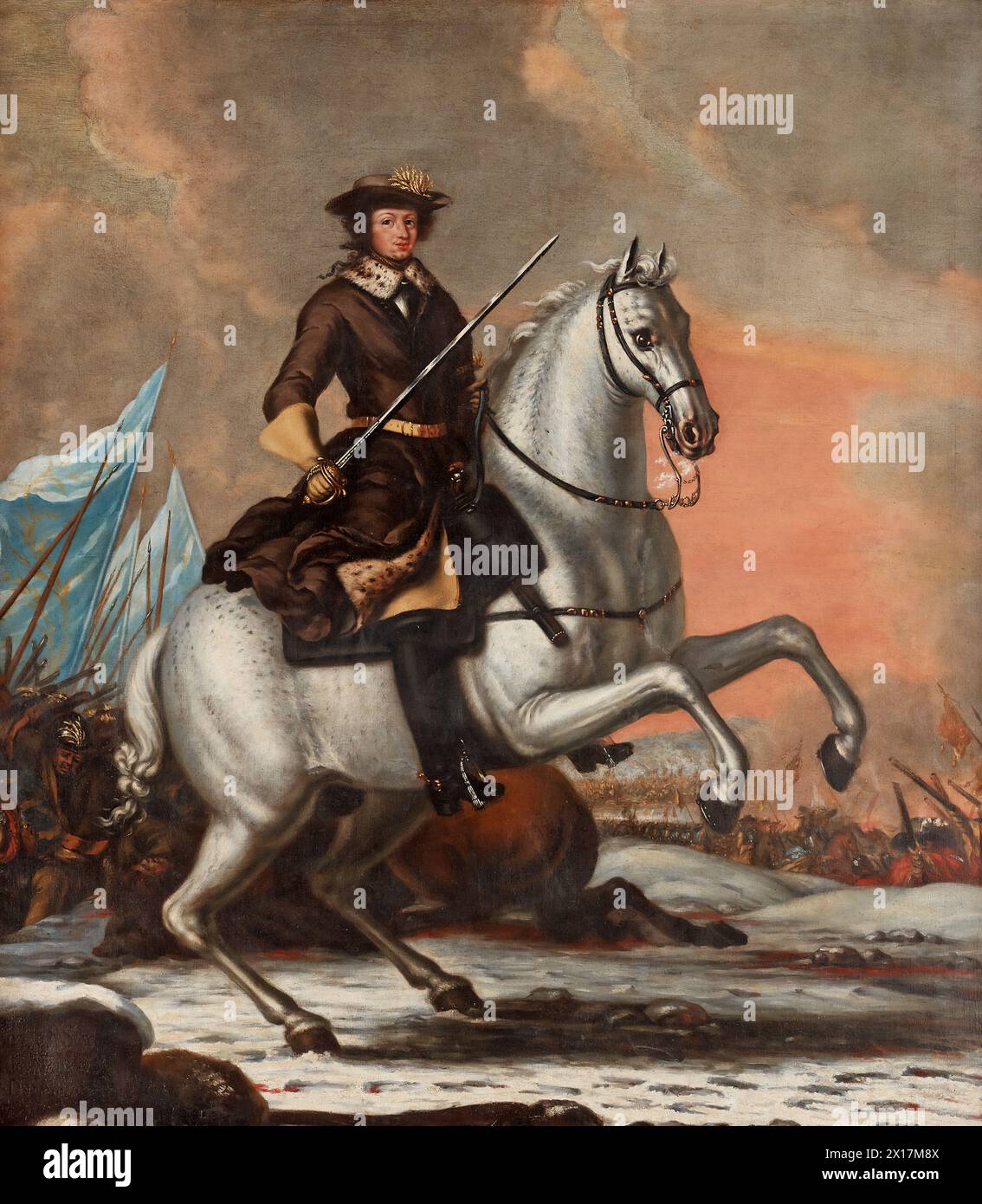 Charles XI of Sweden, 1655-1697, king of Sweden Stock Photo
