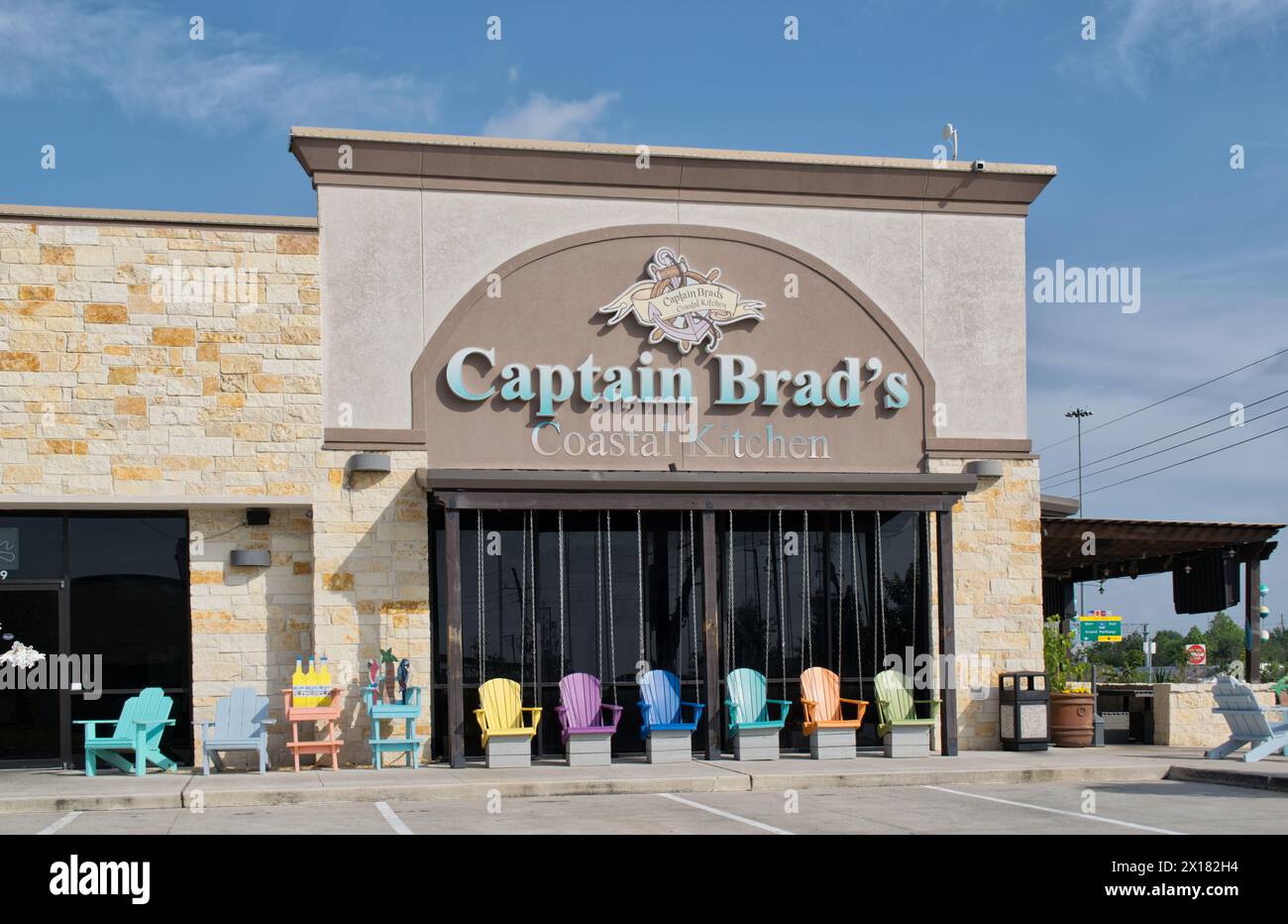 Tomball, Texas USA 04072024 Captain Brad's Coastal Kitchen seafood