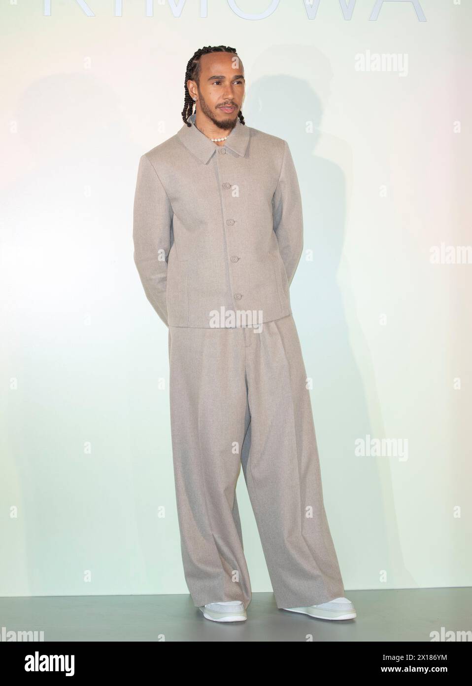 Seoul, South Korea. 15th Apr, 2024. Car Racer Lewis Hamilton, attend a